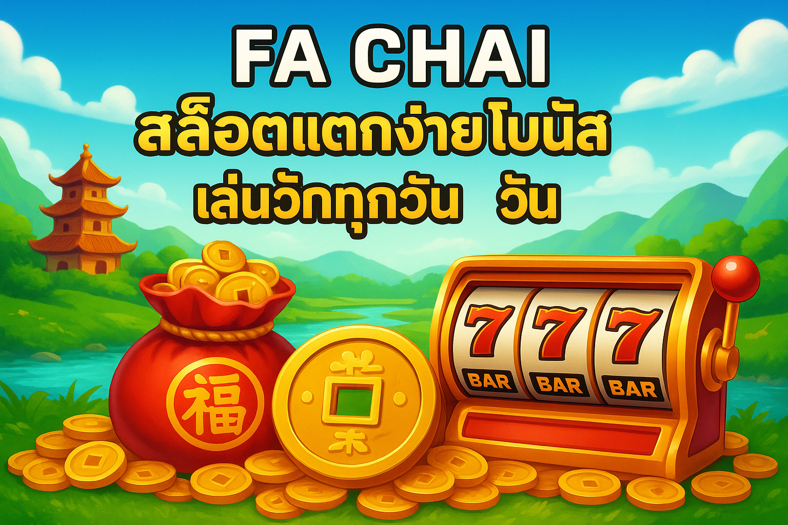 FA CHAI MVPWIN555 รวมเกมสล็อตคุณภาพ ค่ายดังระดับโลก