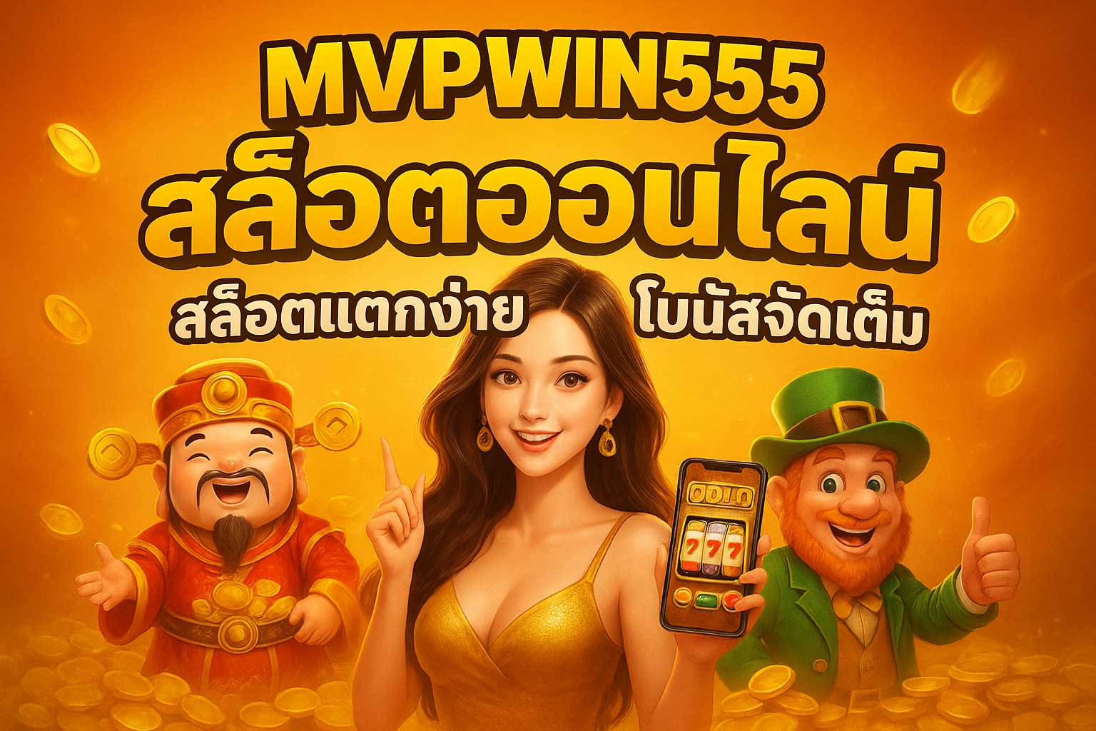 สล็อตออนไลน์ MVPWIN555 สล็อตแตกง่าย โบนัสจัดเต็ม